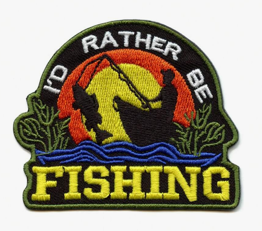 I'd rather be fishing patch