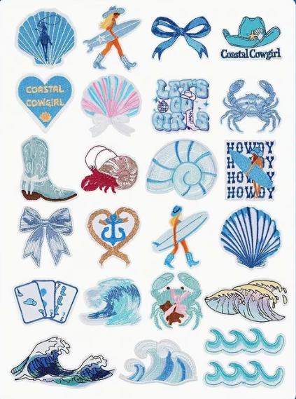 Coastal Cowgirl Patches